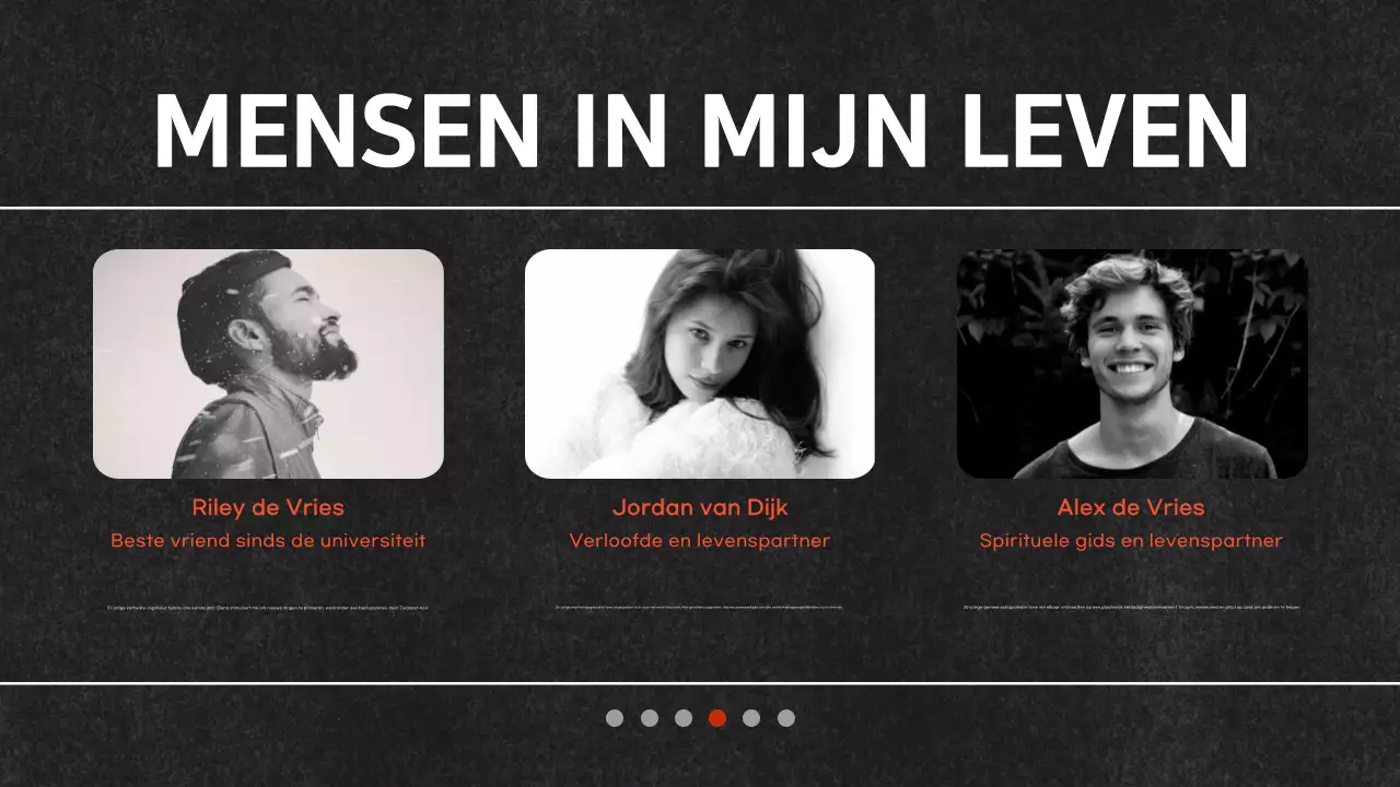 zwart modern portfolio document