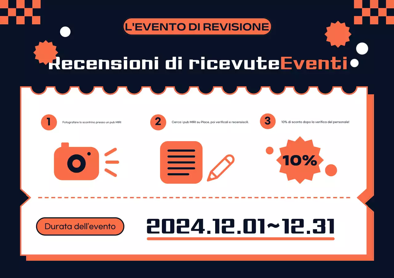 Annuncio del cocktail Orange Pop