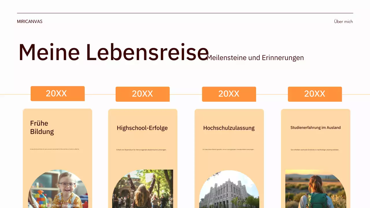 orange modern moderne Selbstdarstellung pitch