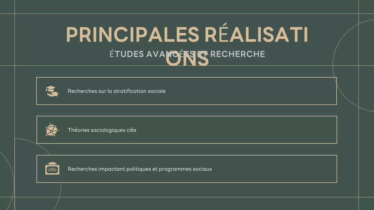 présentation d'une biographie classique verte