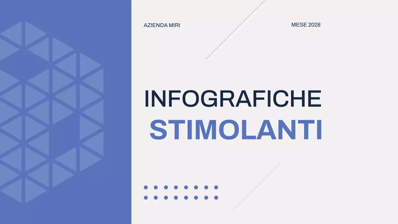 Grigio Blu Moderno Brainstorming Infografica Presentazione