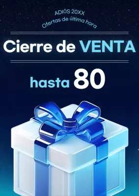 Promoción Blue Modern Sale