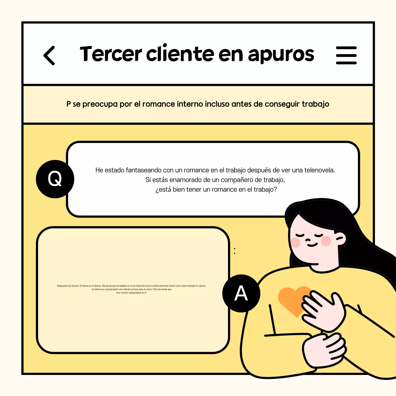 Promover el Asesoramiento Amarillo Simple sobre la Preocupación de los Empleados