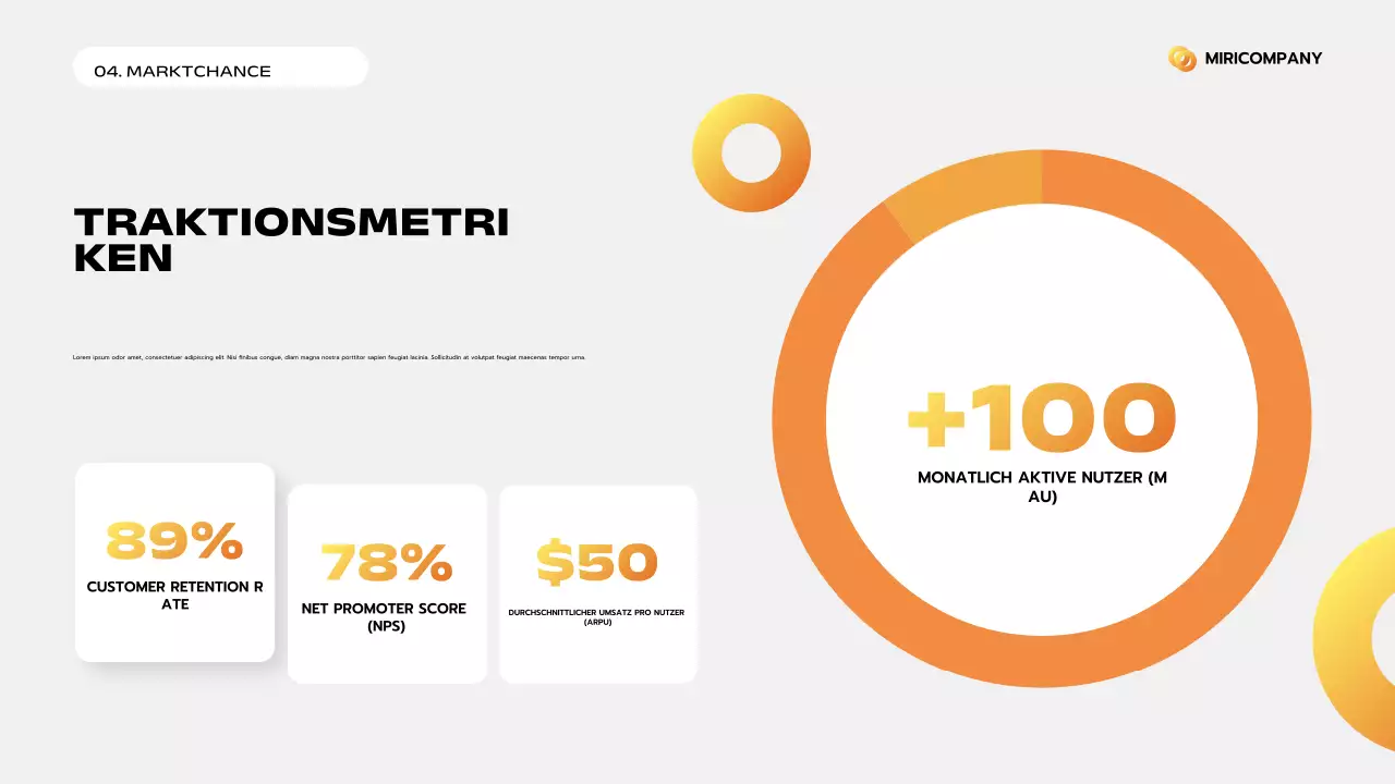 orange modernes Geschäftsfeld