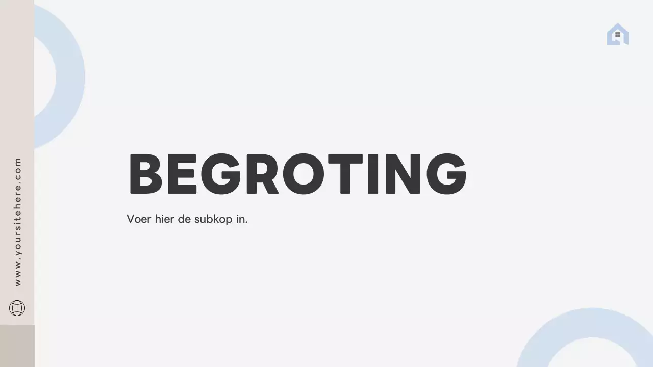 grijs modern bedrijfsplan document