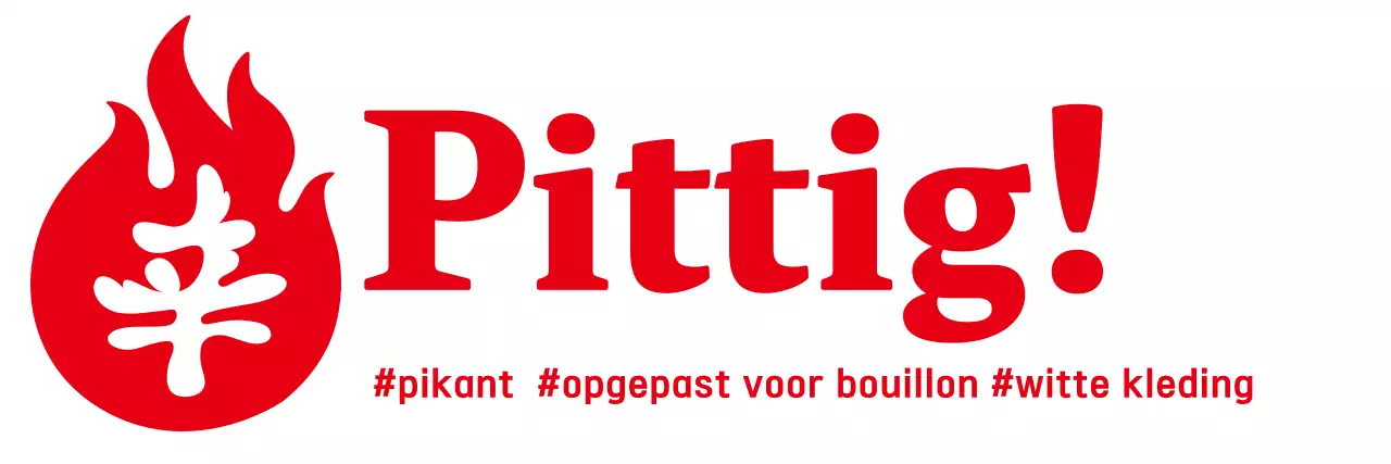 Rood Eenvoudig Pikant Let op