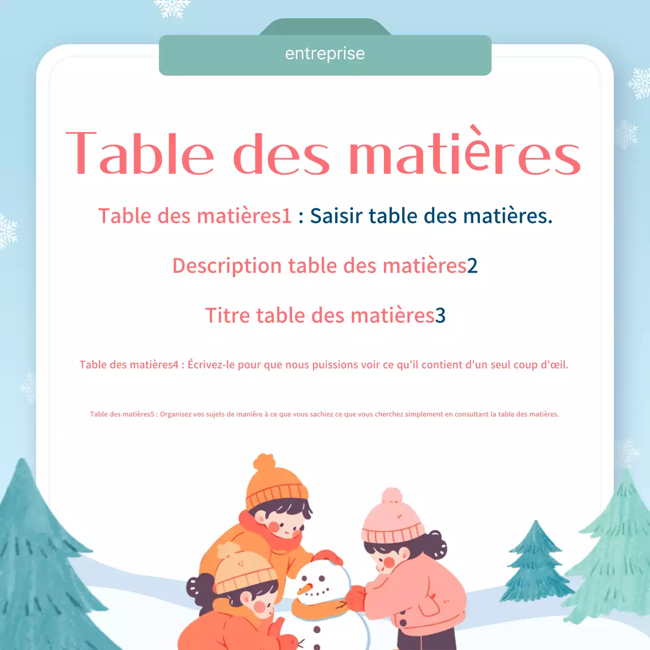 Bleu clair Guide de conception simple