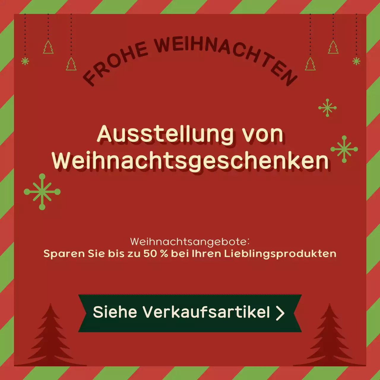 Red Vintage Weihnachtsveranstaltung