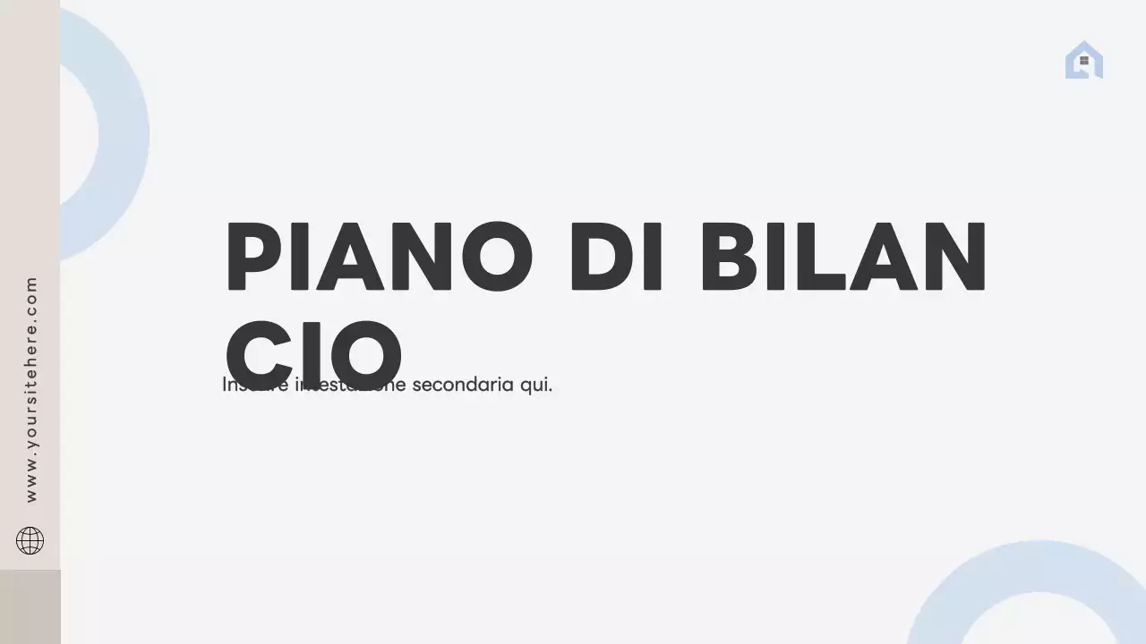 documento di business plan moderno grigio