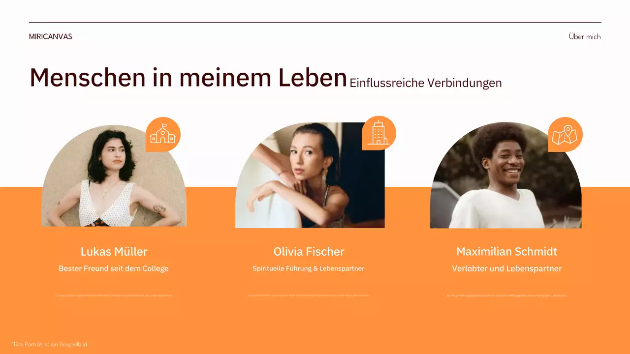 orange modern moderne Selbstdarstellung pitch