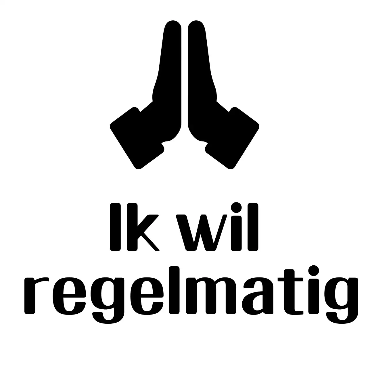 Eenvoudig zwart promotiepostpapier