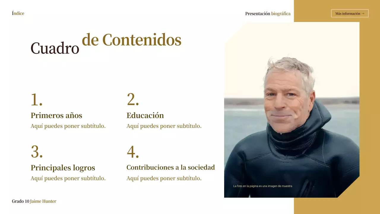 beige vintage biografía clase