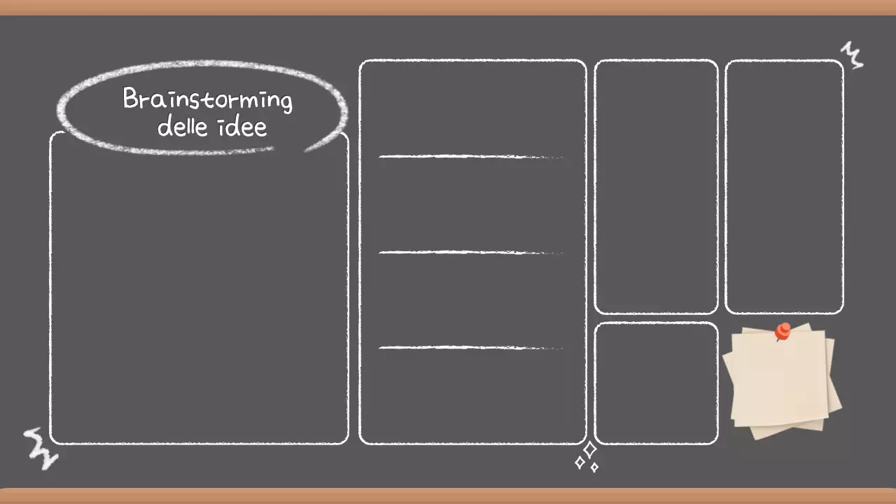 Presentazione Brainstorming Vintage Grigio