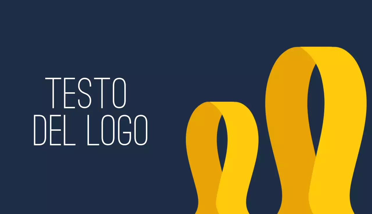 Biglietto da visita moderno Navy