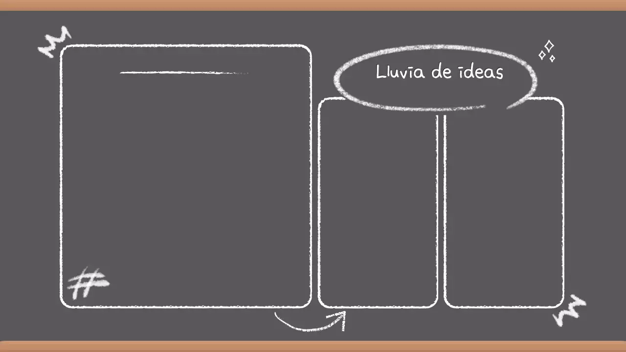 Presentación de la tormenta de ideas Grey Vintage