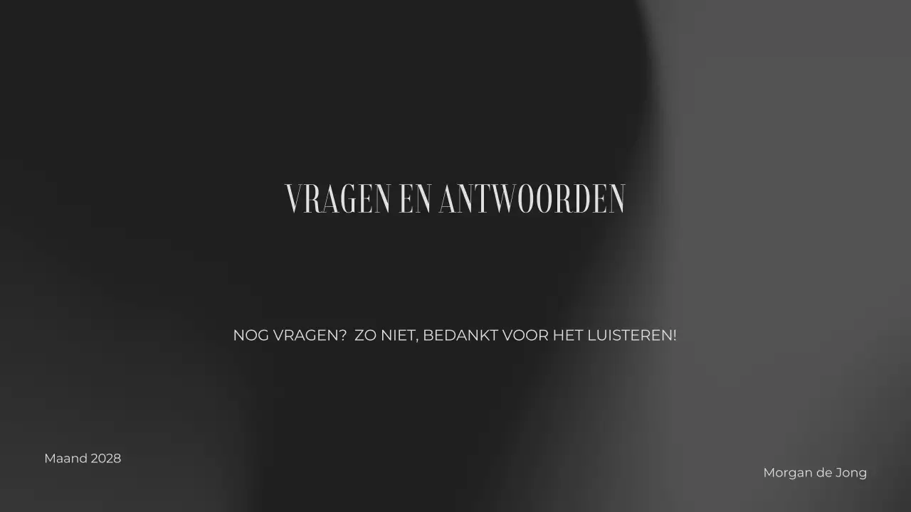 grijs esthetisch klassiek inleiding portfolio presentatie