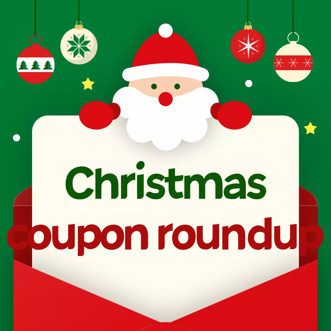 Red Festive Holiday Promotion Instagram Carousel