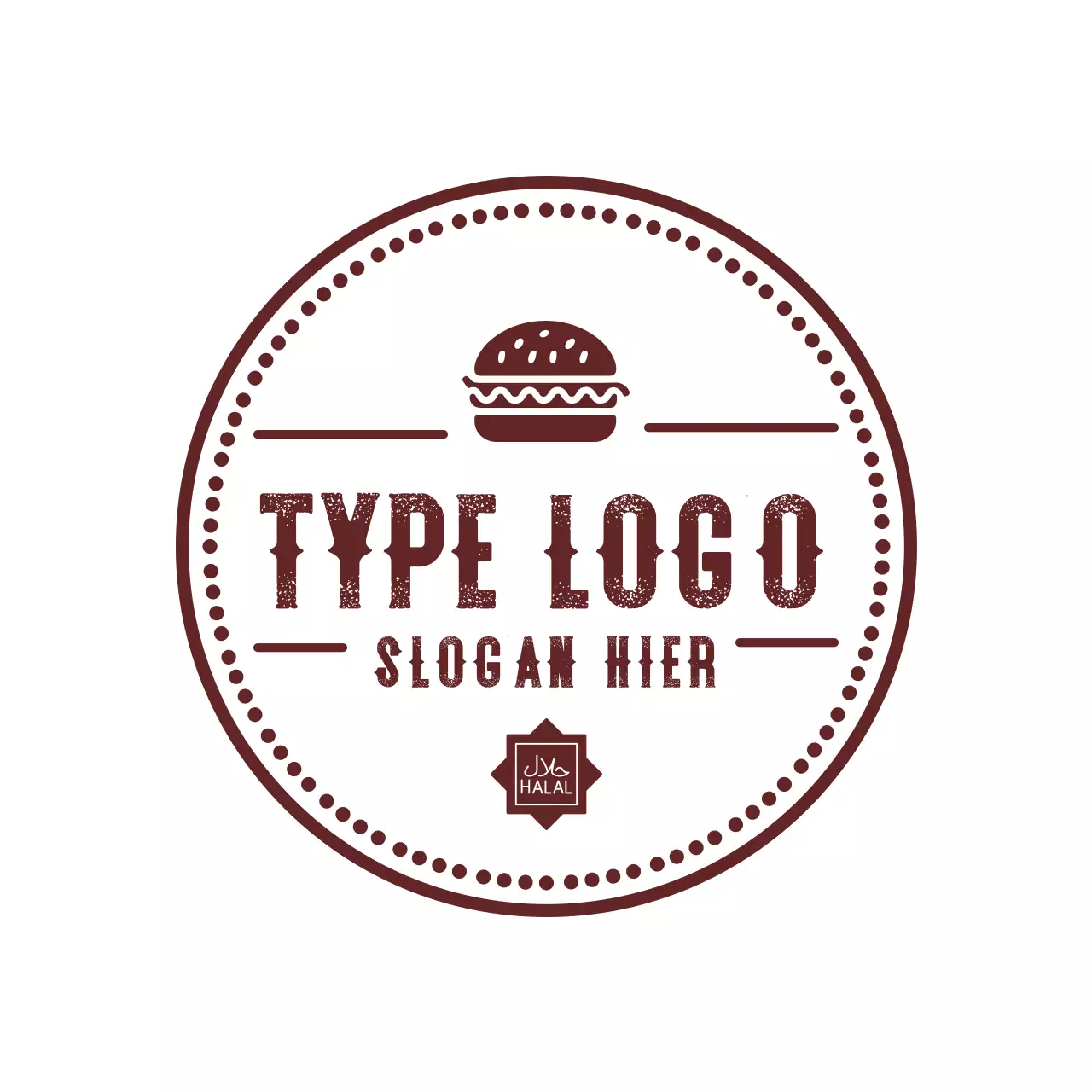 bruin retro hamburgerlogo