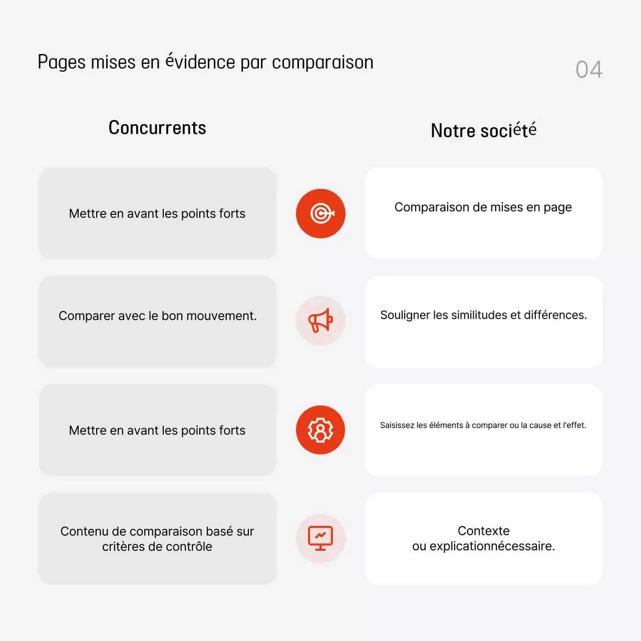 Annonces de presse modernes et grises