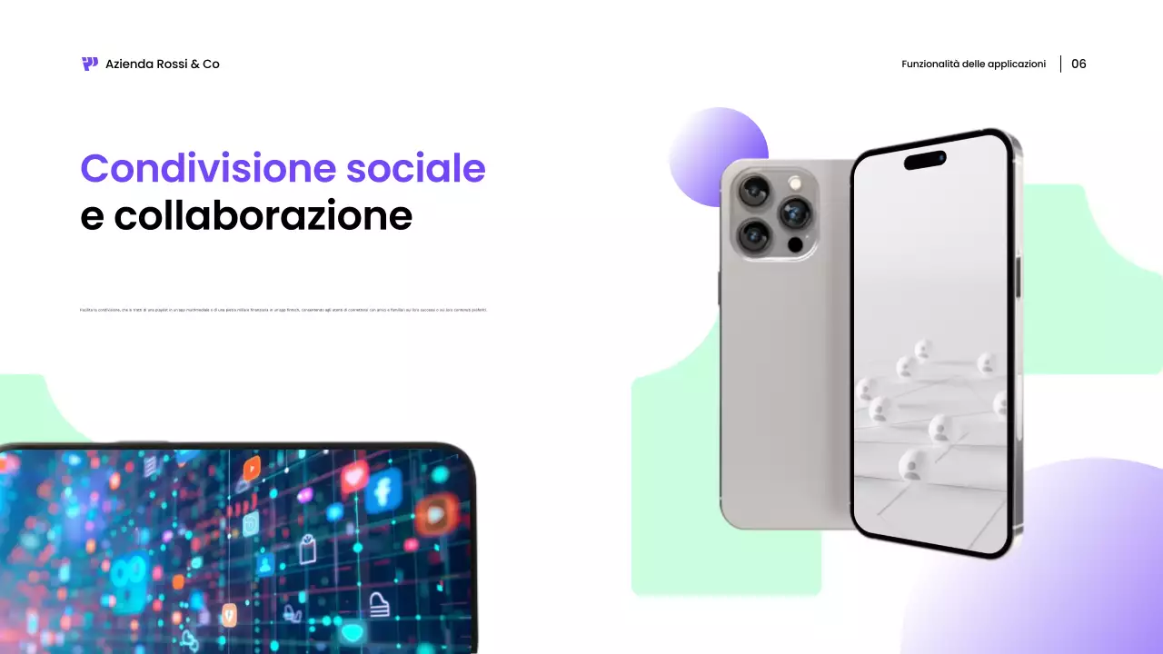 promozione multimediale verde e moderna