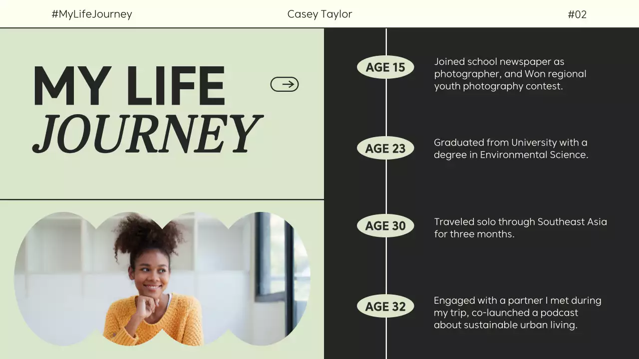 Apresentação pessoal moderna bege
