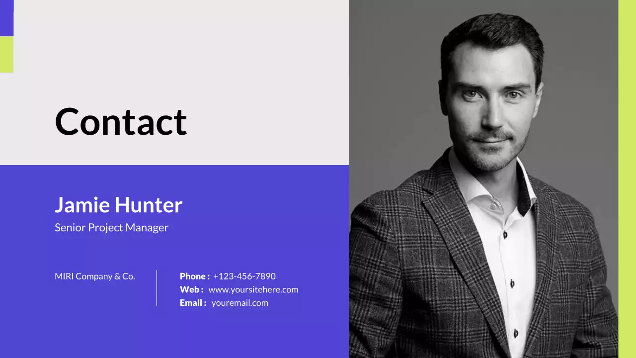 Blue Modern Project Proposal Template Presentation