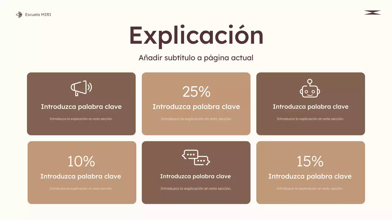 beige clase de educación moderna