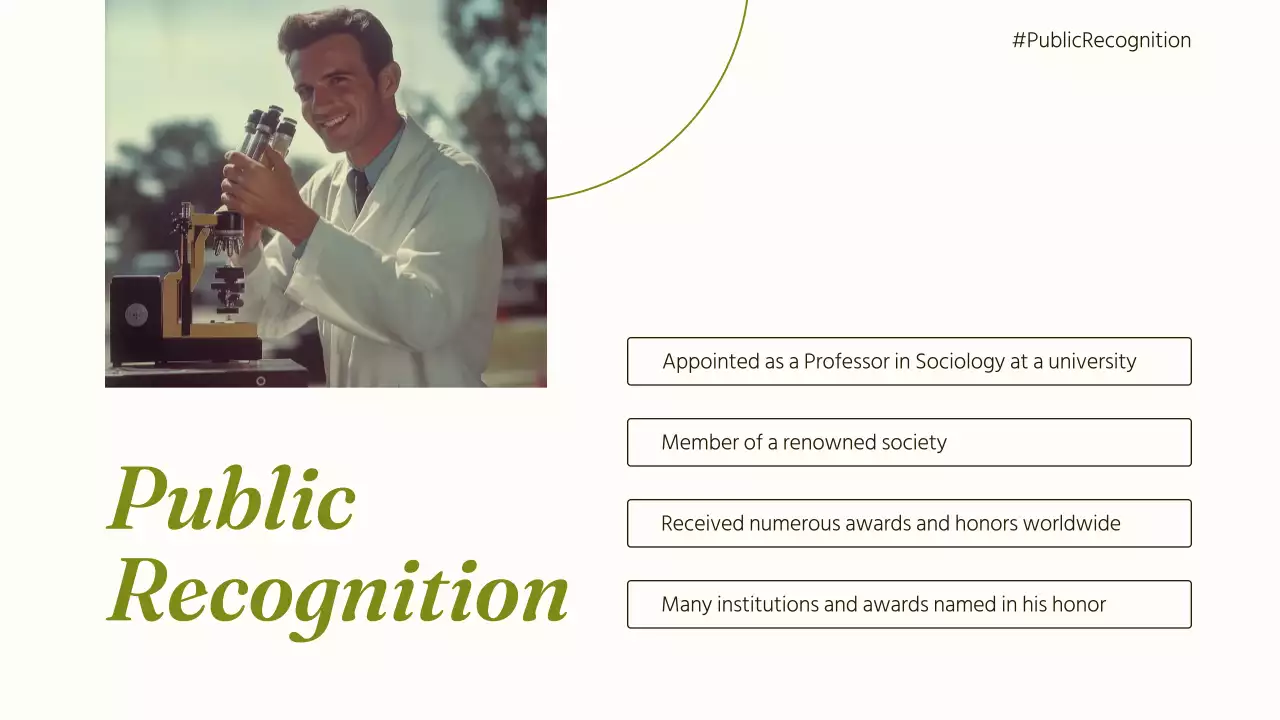 Green Vintage Biography Presentation