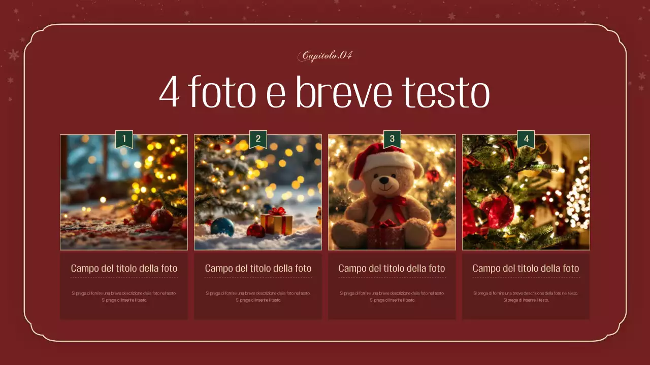 Un lussuoso planner natalizio in verde