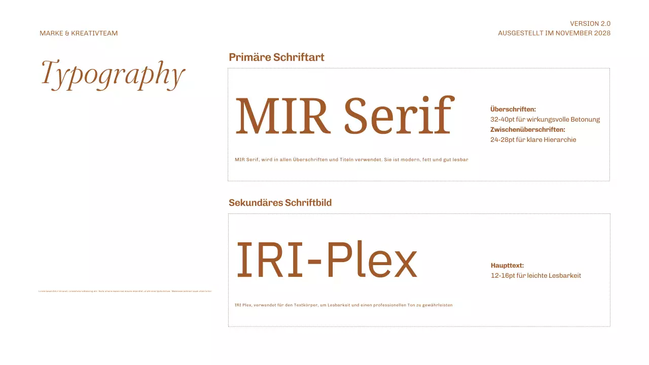 beige minimalistischer Markenleitfaden