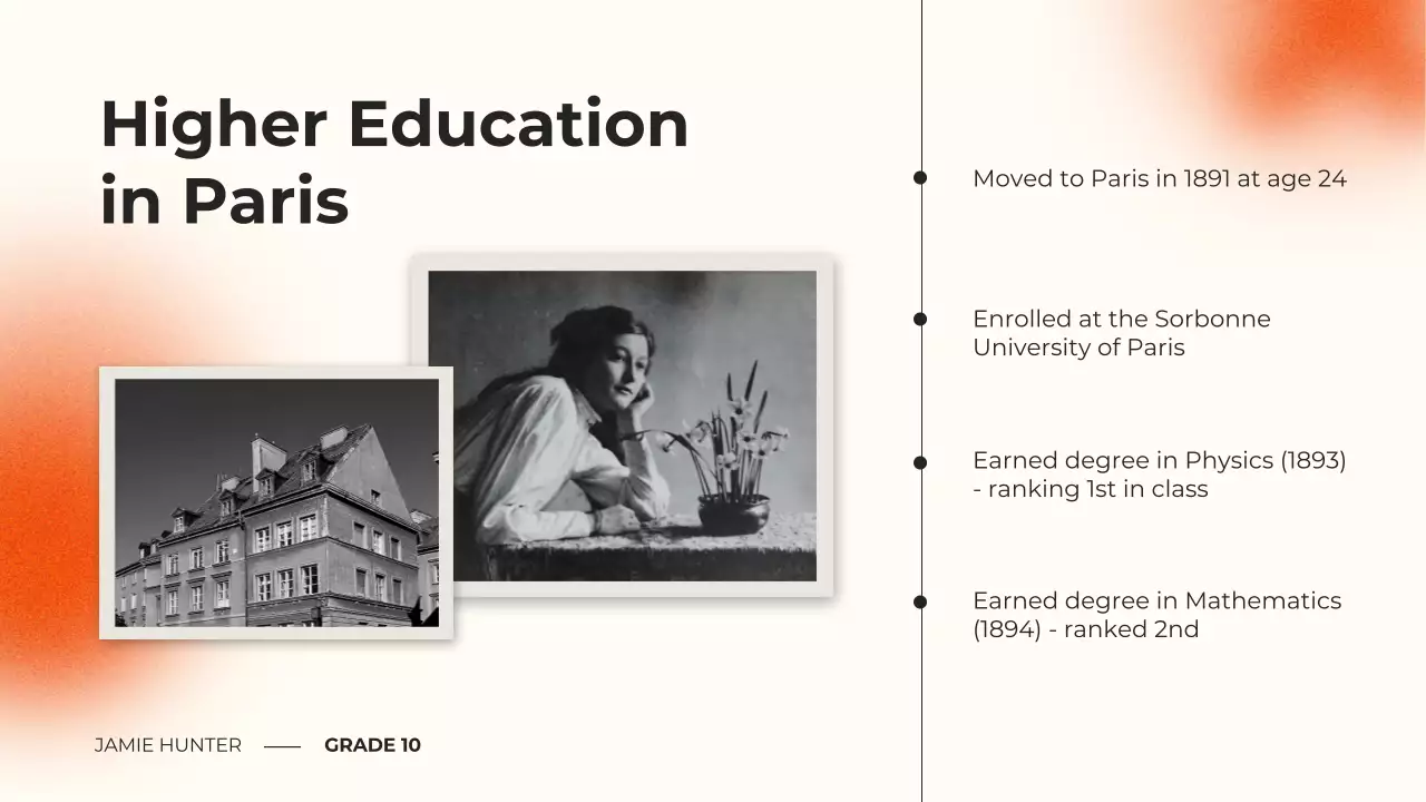 Presentasi Ceramah Ilmuwan Klasik Orange