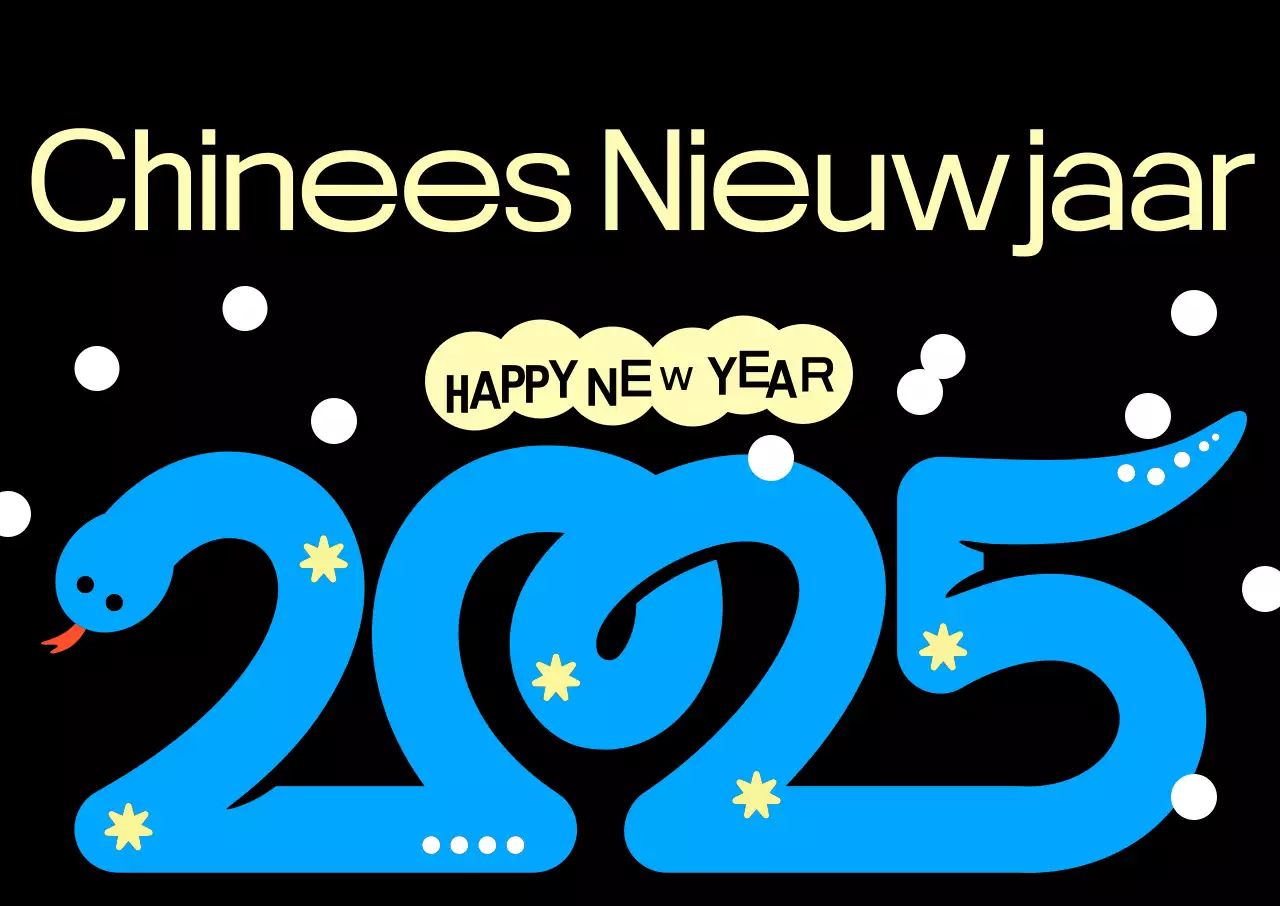 Zwarte trend nieuwjaarsfeest