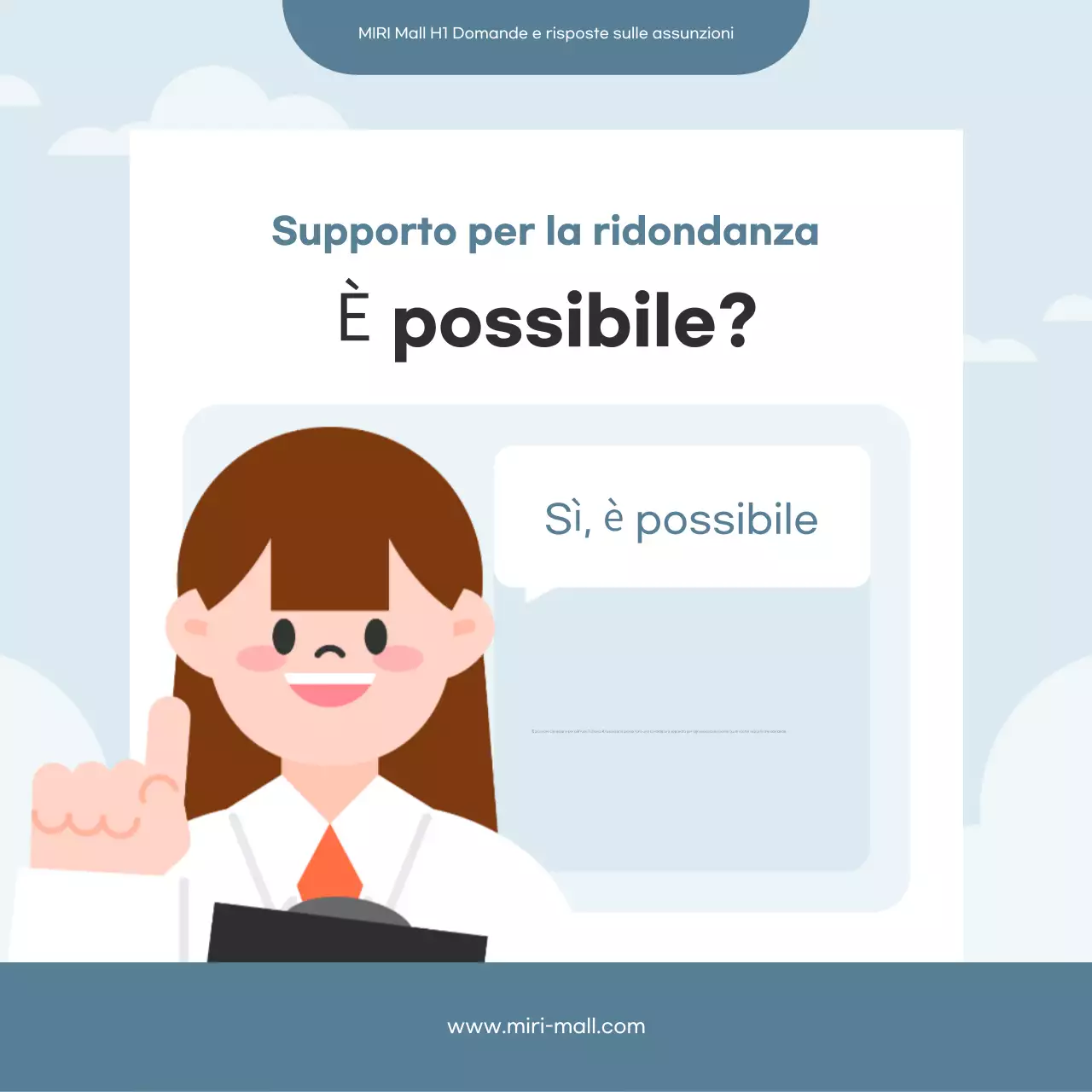 Assunzione pulita di colore blu chiaro