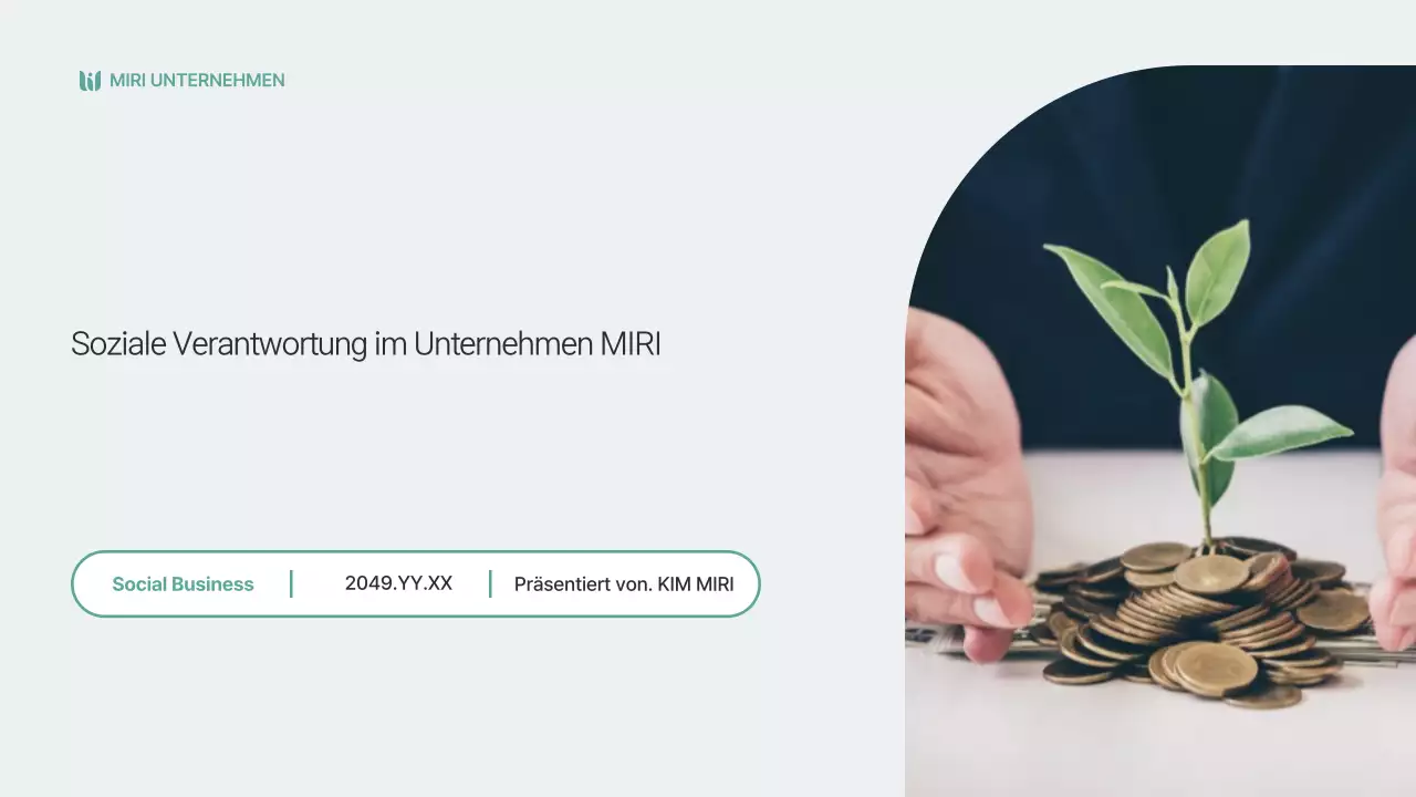 Einfache, graubraune Berichterstattung über soziale Auswirkungen