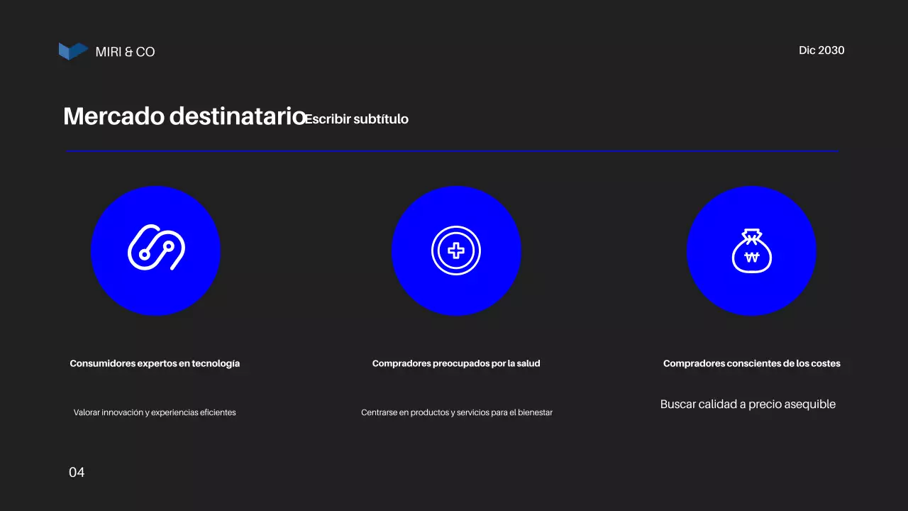 Plan de empresa Blue Modern