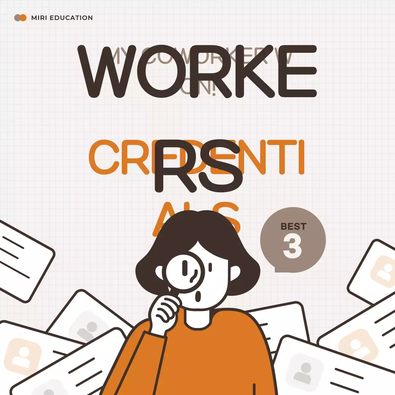 Guia de Certificação Orange Minimal Instagram Carousel