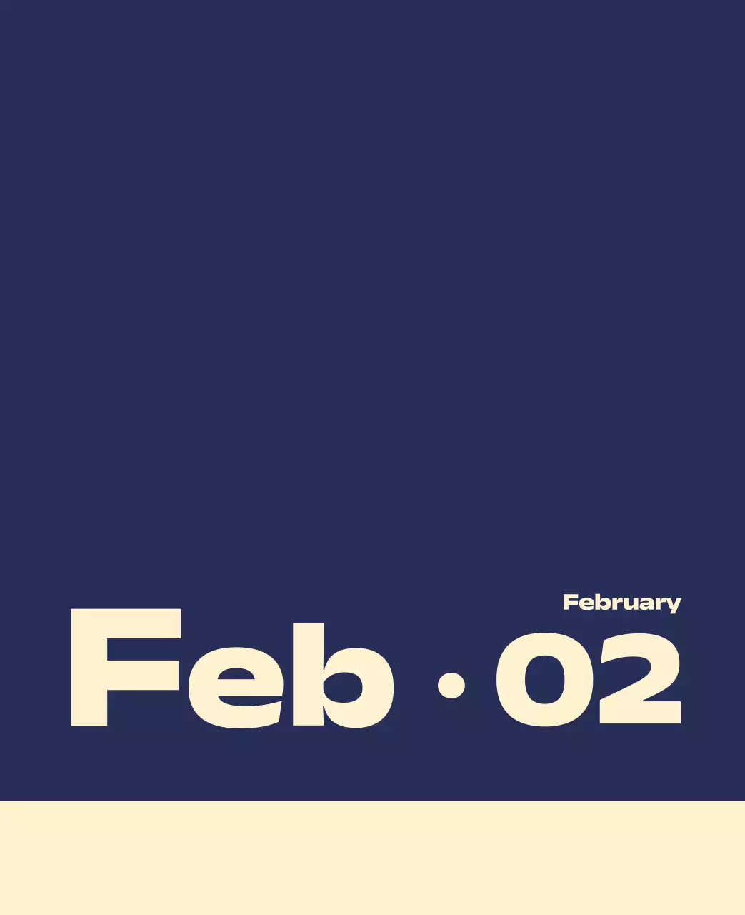 黒と白のモダンな2025年カレンダー