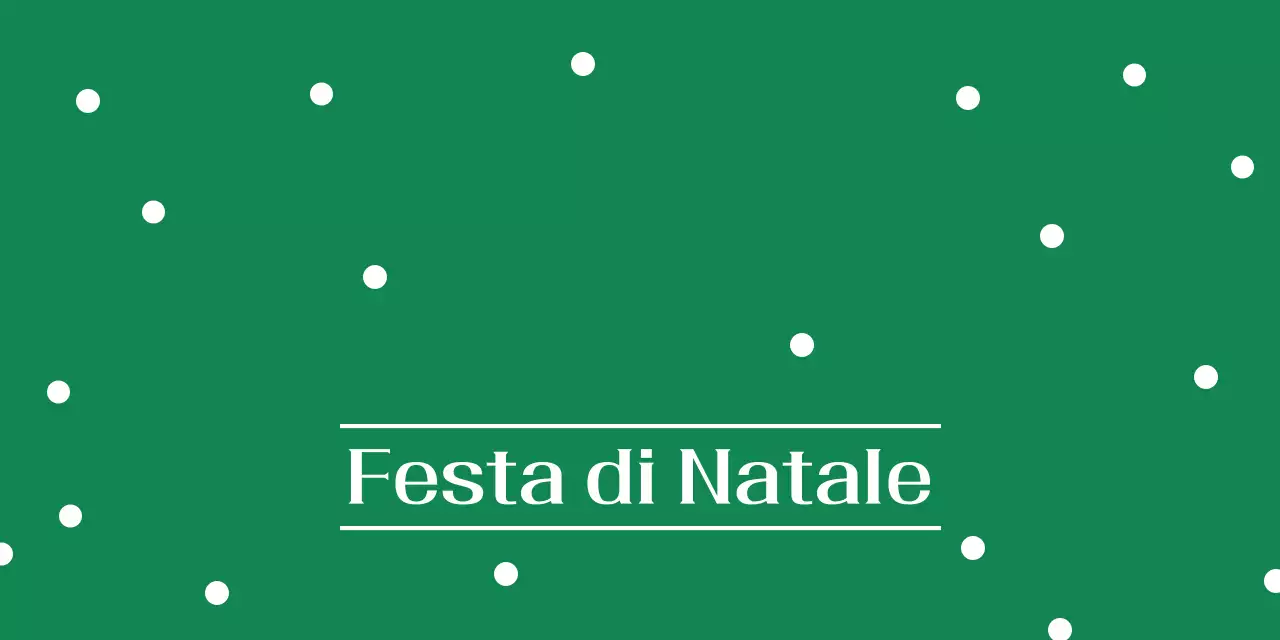 Biglietto di Natale verde pop