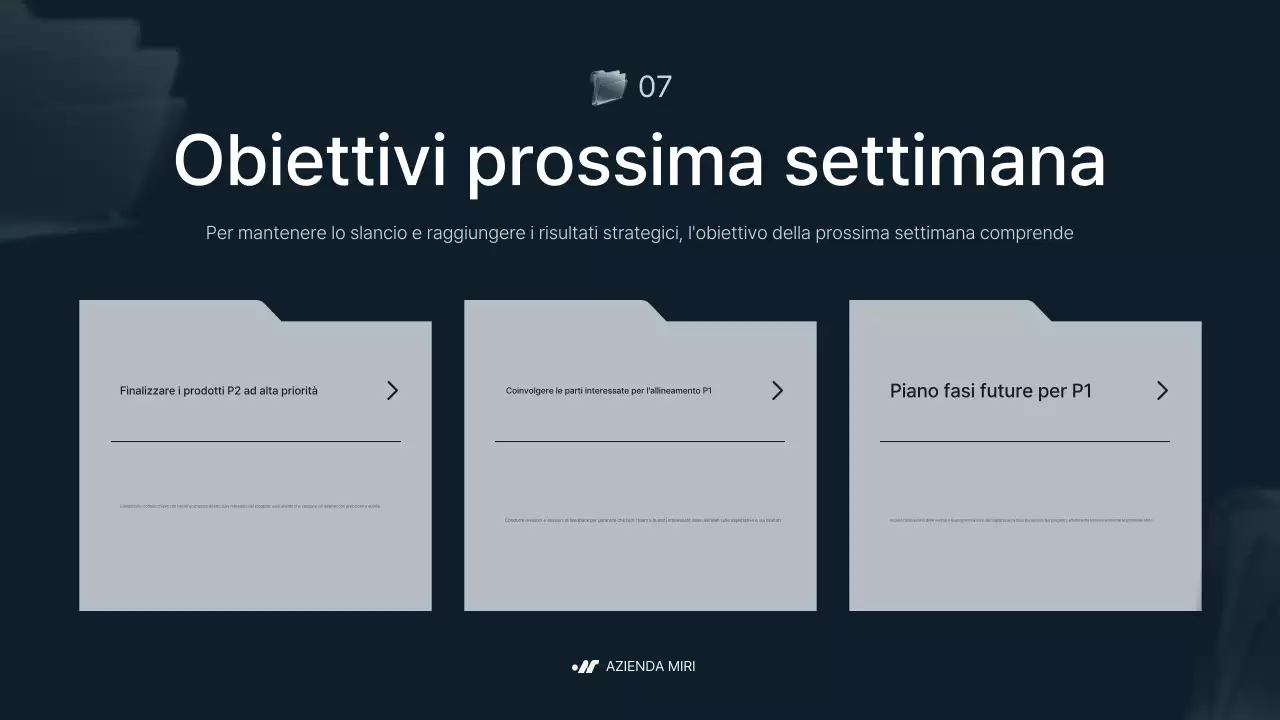 relazione aziendale grigia e moderna
