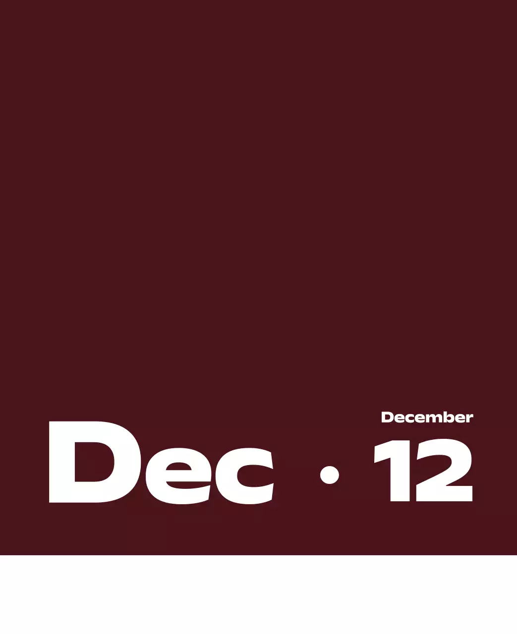 黒と白のモダンな2025年カレンダー