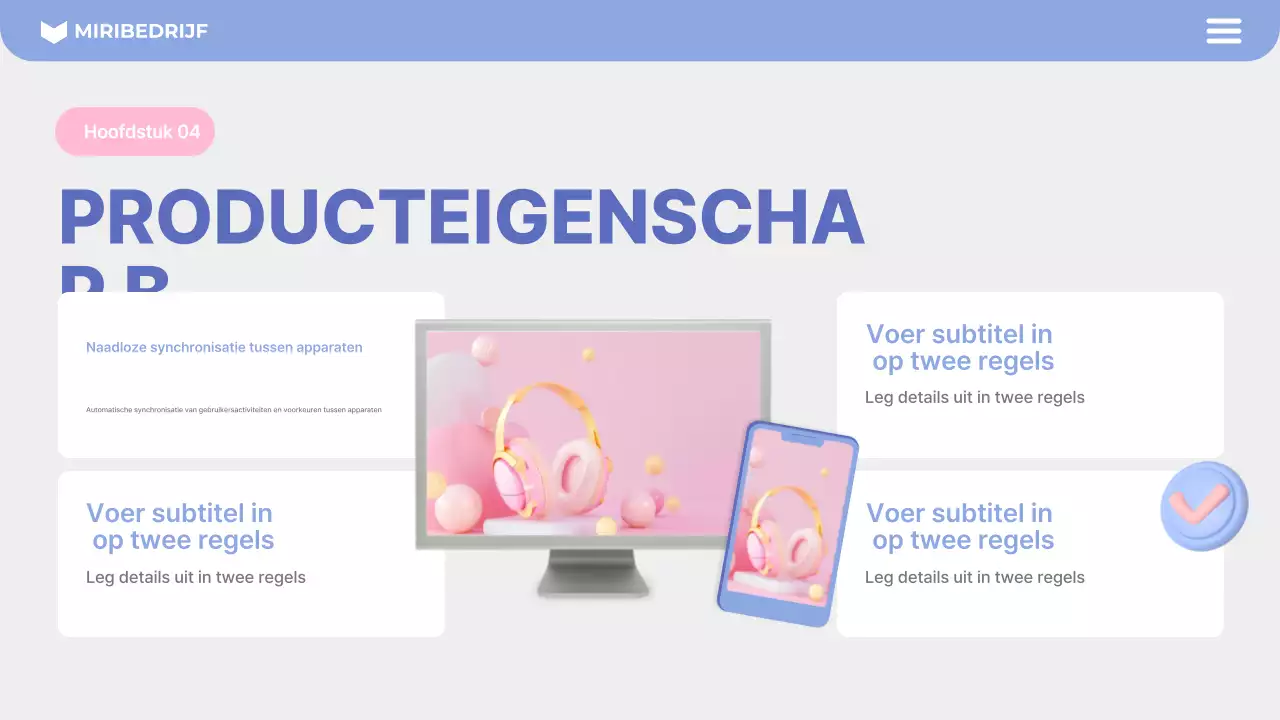roze moderne mobiele promotie