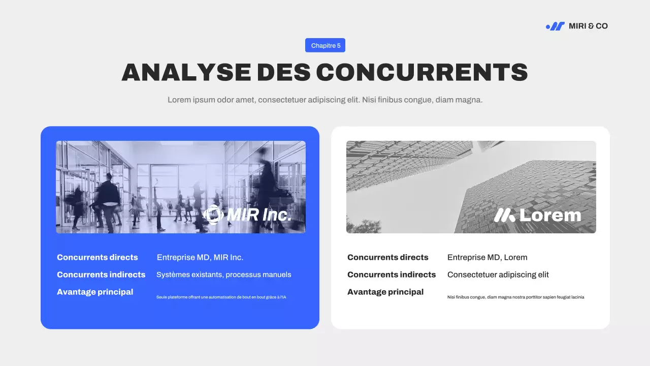 Guide de stratégie de marketing moderne bleu