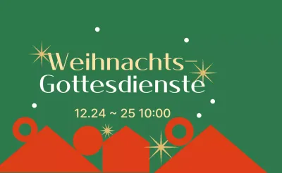 Leitfaden für grüne Weihnachtsgottesdienste