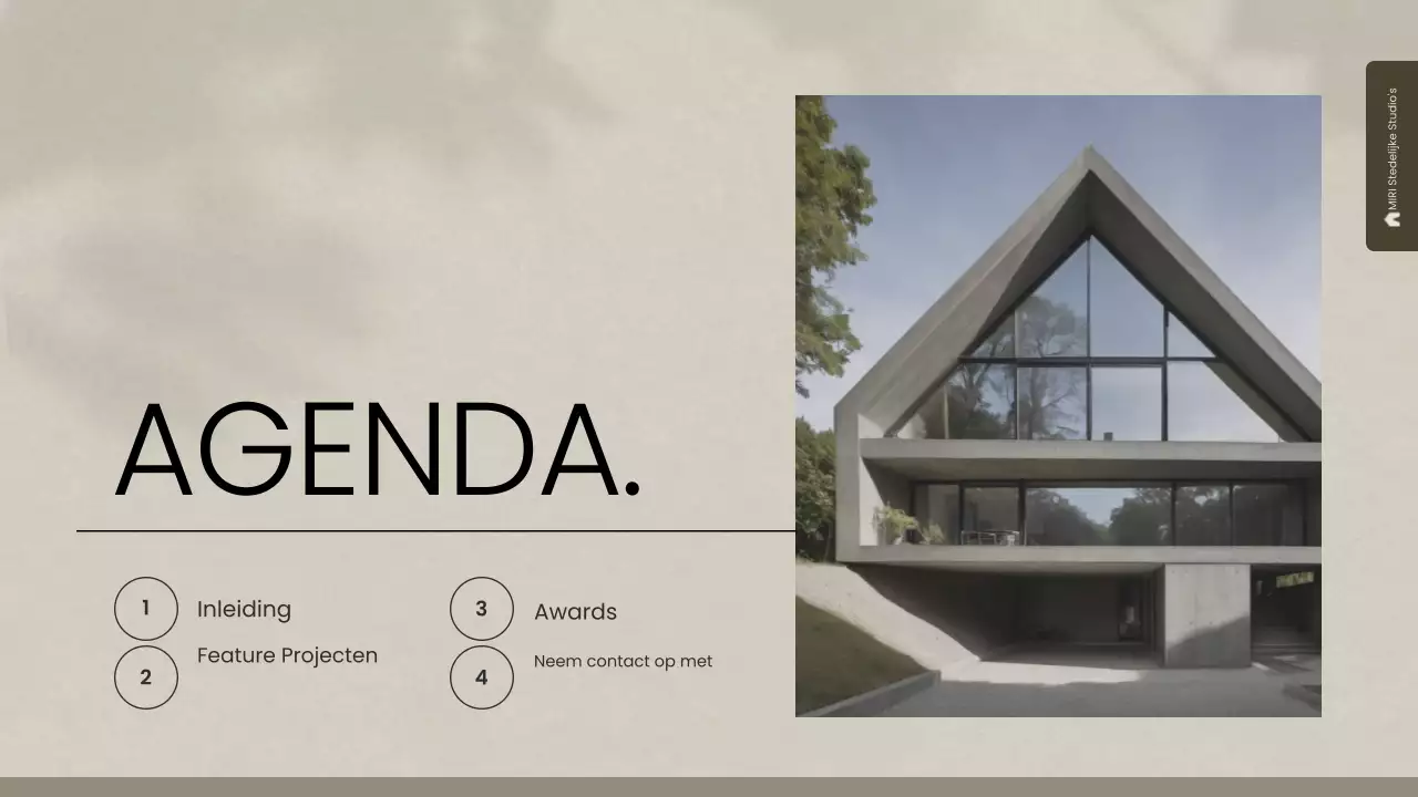 portfolio grijze moderne architectuur