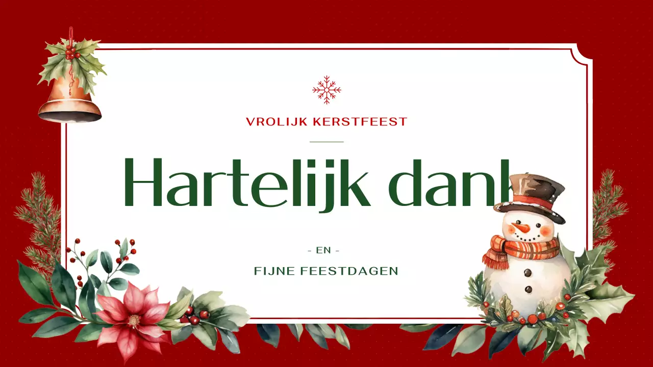 Luxe planner met kerstachtergrond in rood