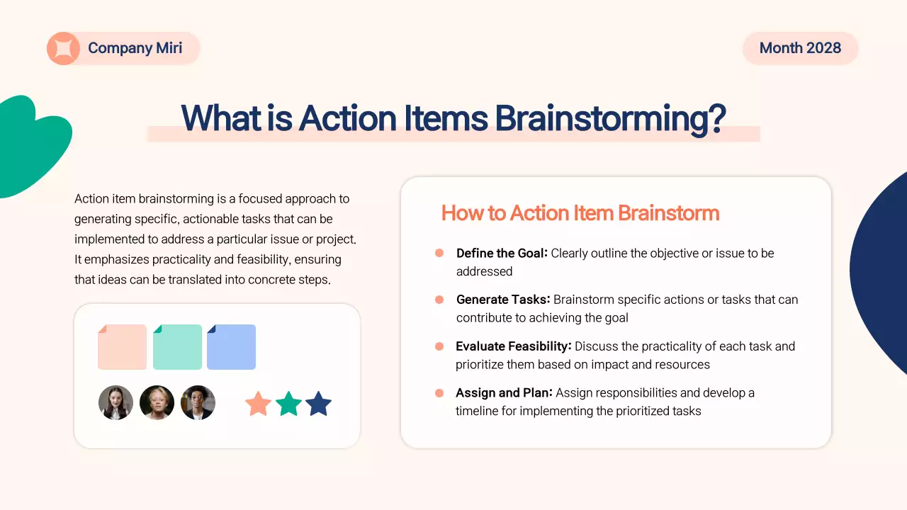 Beige Modern Brainstorming Guide Presentation