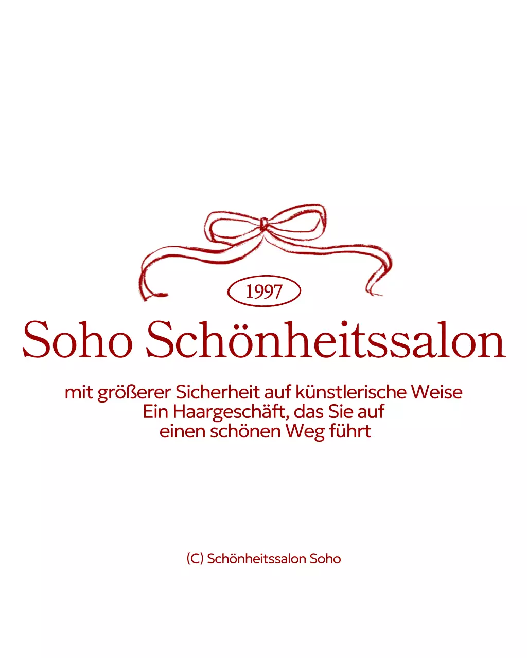 Einfaches Logo für einen Schönheitssalon