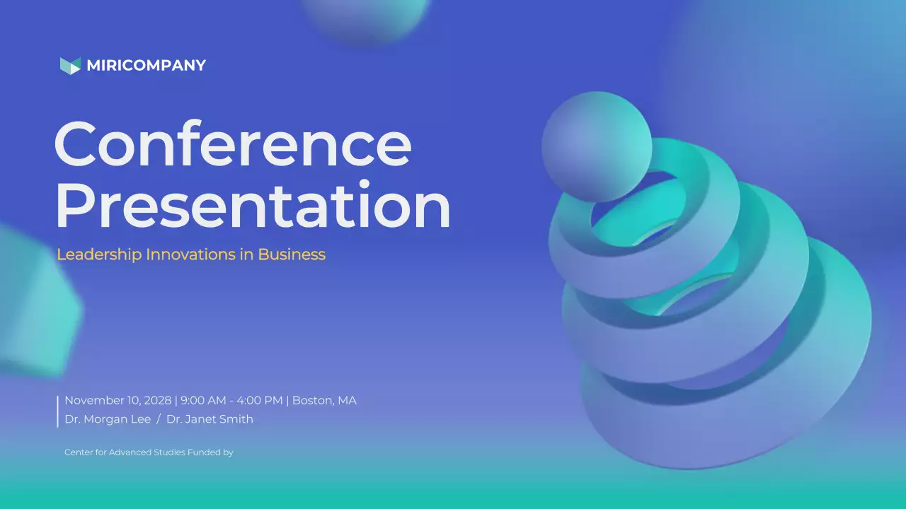 Blue Modern Business Presentation