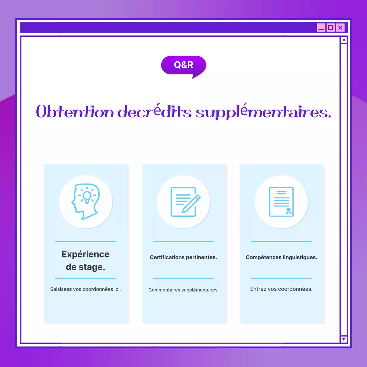 Un guide de questions-réponses sur le recrutement violet et kitsch