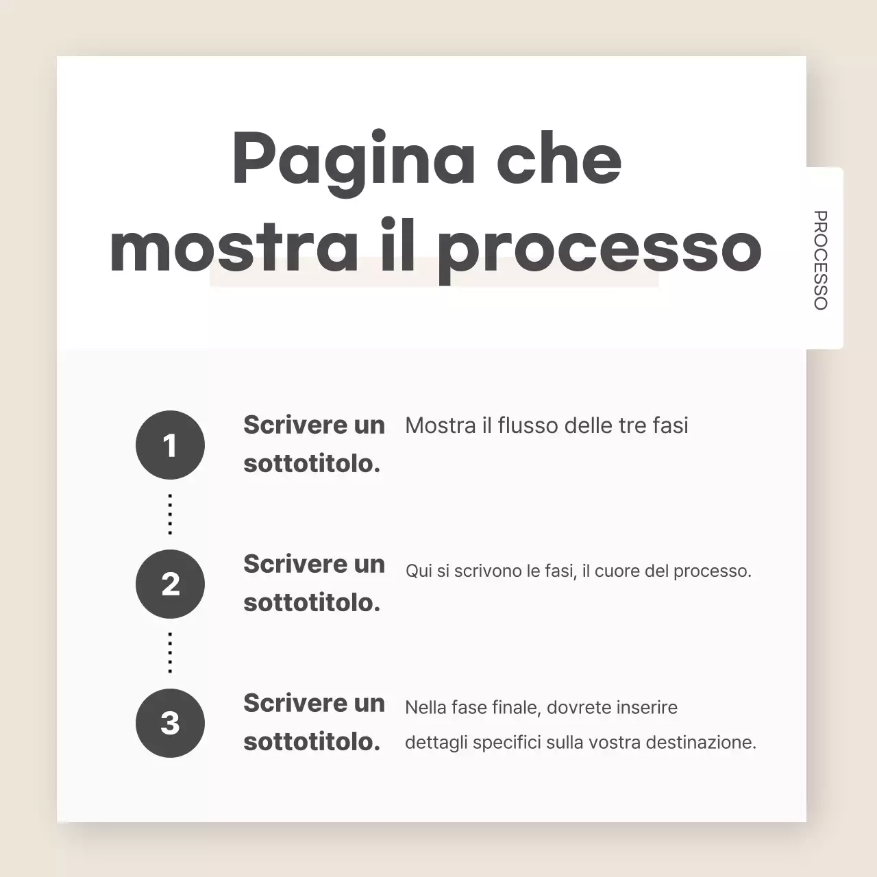 Menta Modello semplice di annunci